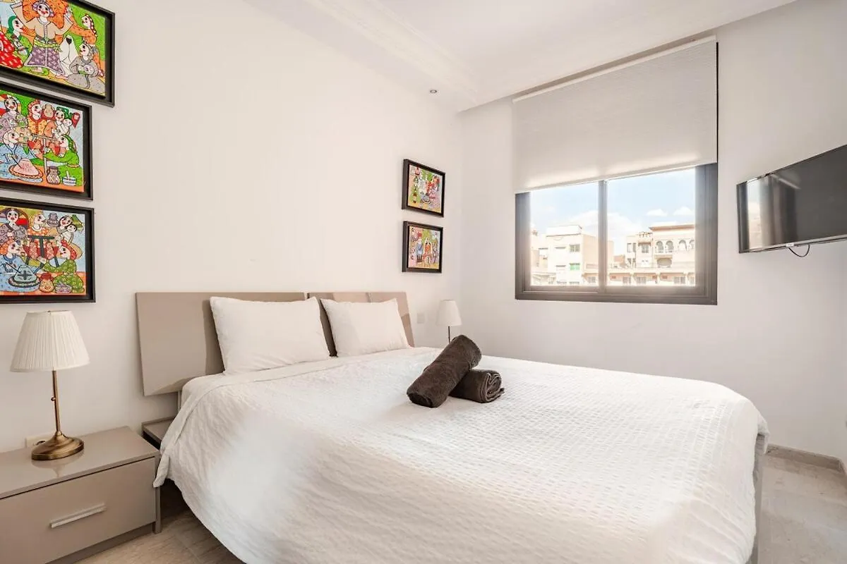 Sculpted Serenity - 2Br Marrakech Center Gueliz Марракеш Апартаменты