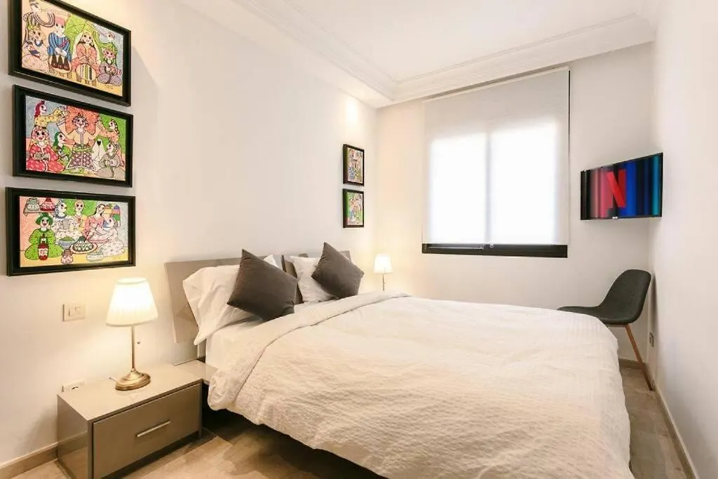 Sculpted Serenity - 2Br Marrakech Center Gueliz Μαρακές Διαμέρισμα