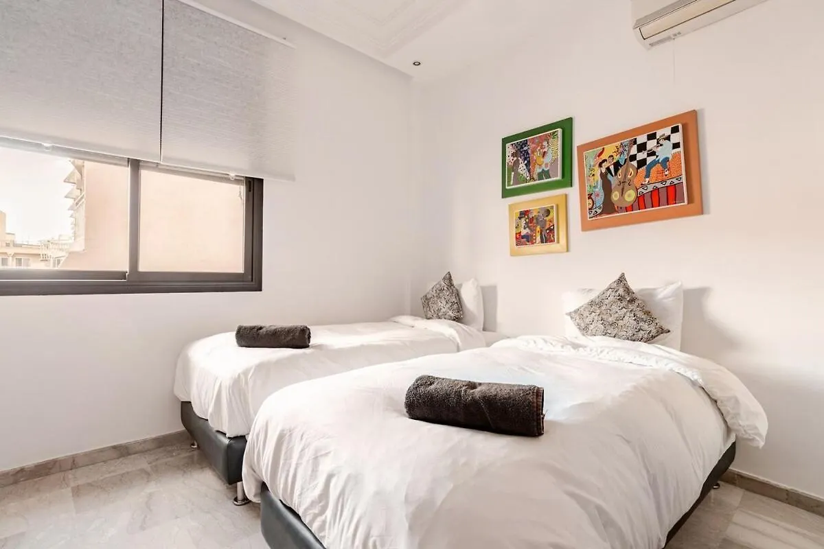 Sculpted Serenity - 2Br Marrakech Center Gueliz Μαρακές Διαμέρισμα